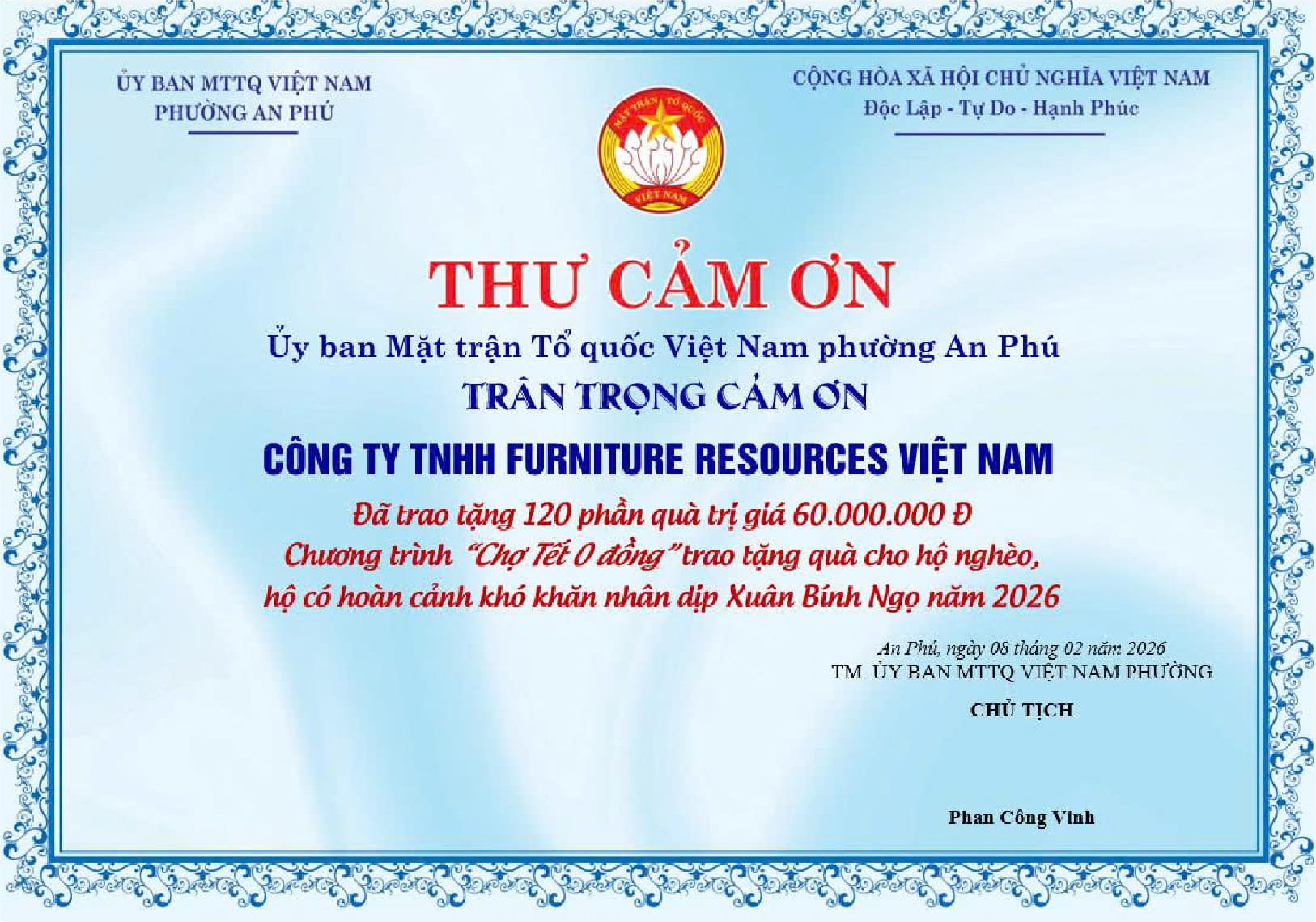 Công-đoàn-trao-120-phần-quà-tại-Chợ-Tết-0-đồng-1